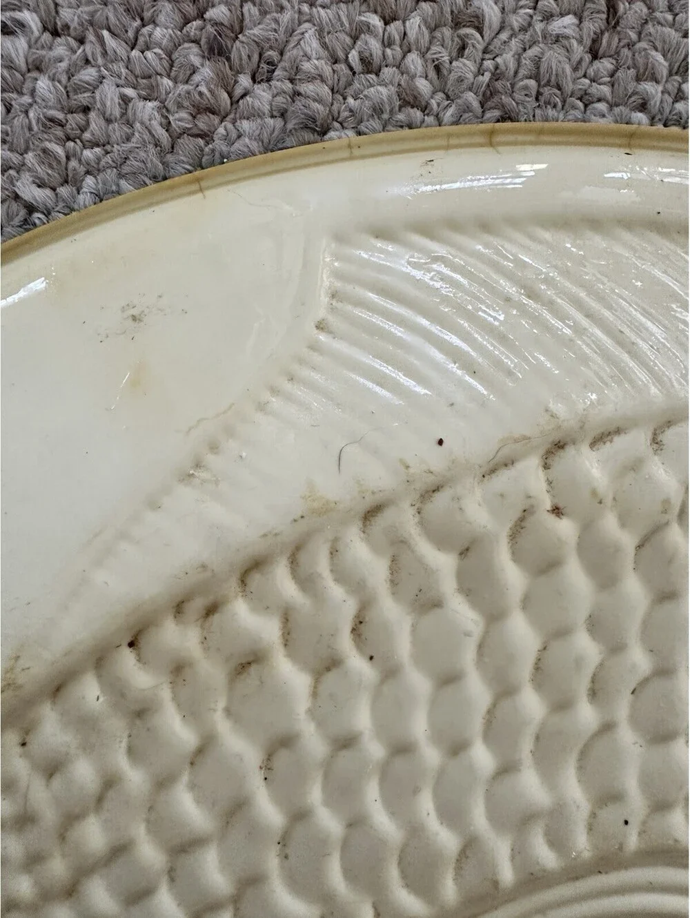 Vintage Leisure Time Platter The Ullman Co Fish Serving Tray 18